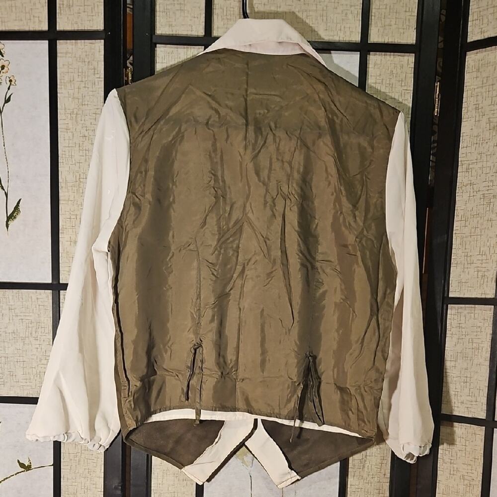 Vintage Joanna Button Down Vest Blouse - Picture 5 of 7